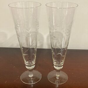 Vintage Pilsner Glasses-1959